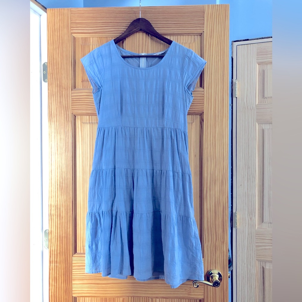 Patpat size medium 100% cotton tiered midi dress